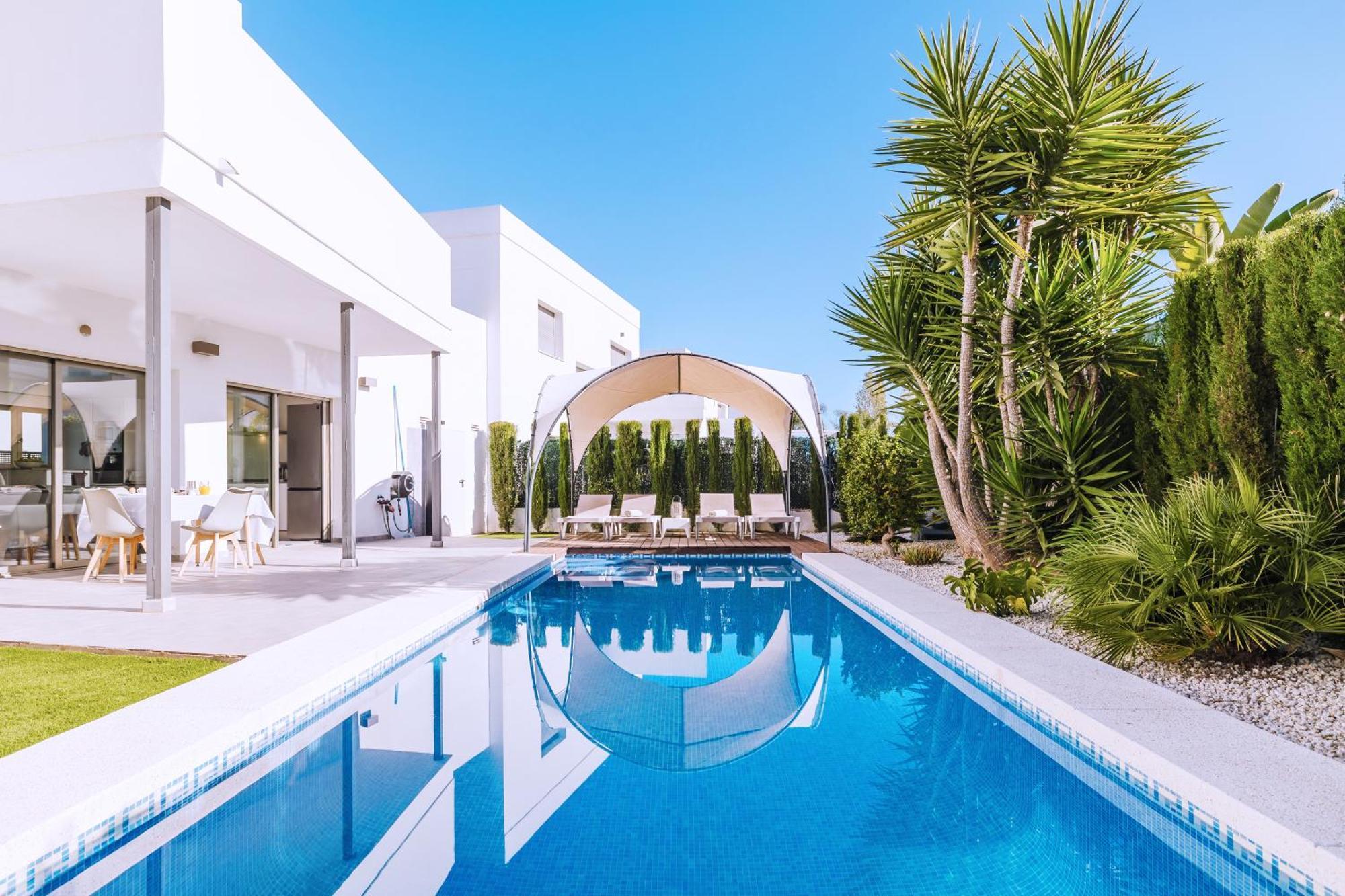 Casa Coco Stylisches Beachhouse Mit Pool & Sundeck Els Poblets Denia Экстерьер фото