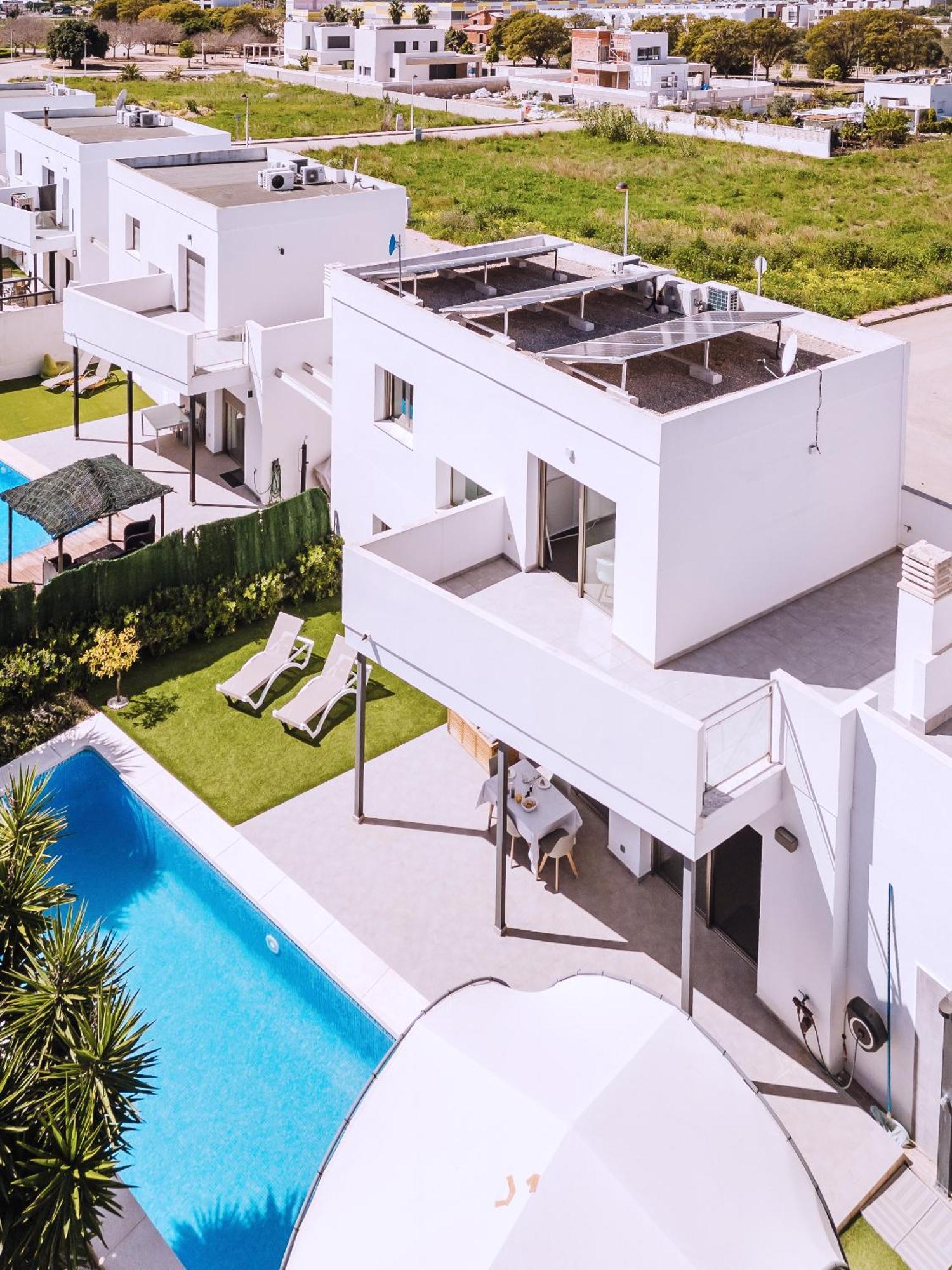 Casa Coco Stylisches Beachhouse Mit Pool & Sundeck Els Poblets Denia Экстерьер фото